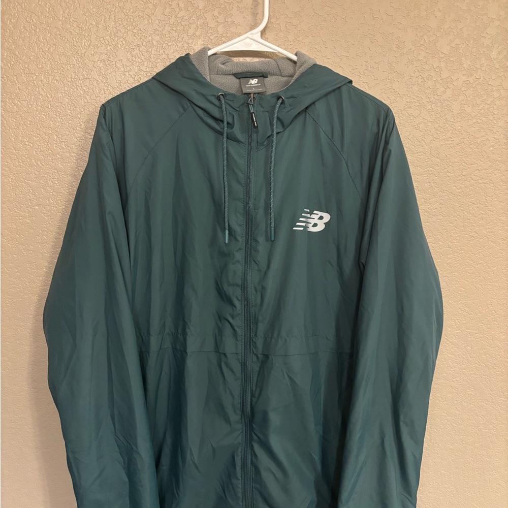 New Balance Men's Dark Teal Windbreaker